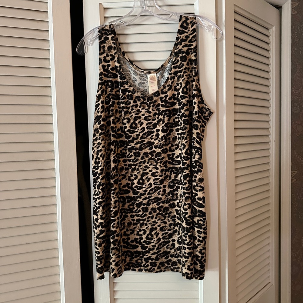 Leopard Print Tank Top